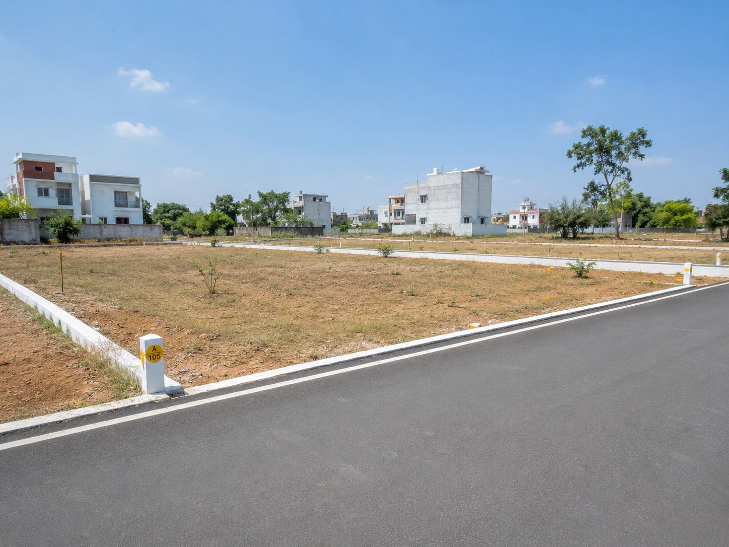 Open land and road infrastructure for acquisition support